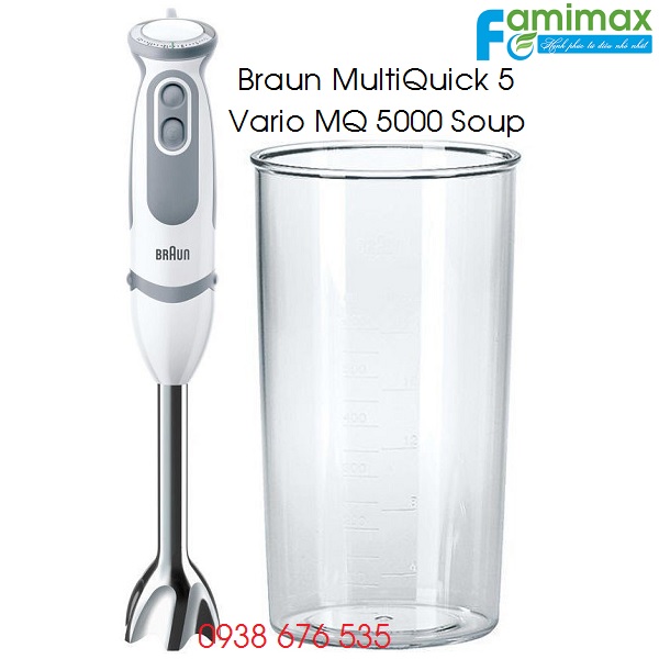 Máy xay cầm tay Braun MultiQuick 5 Vario MQ 5000 Soup